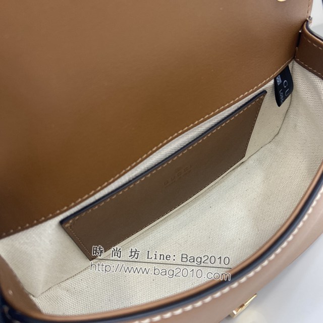 Gucci專櫃古馳最新款Blondie系列迷你肩背包斜挎女包 jh2147型號：815700